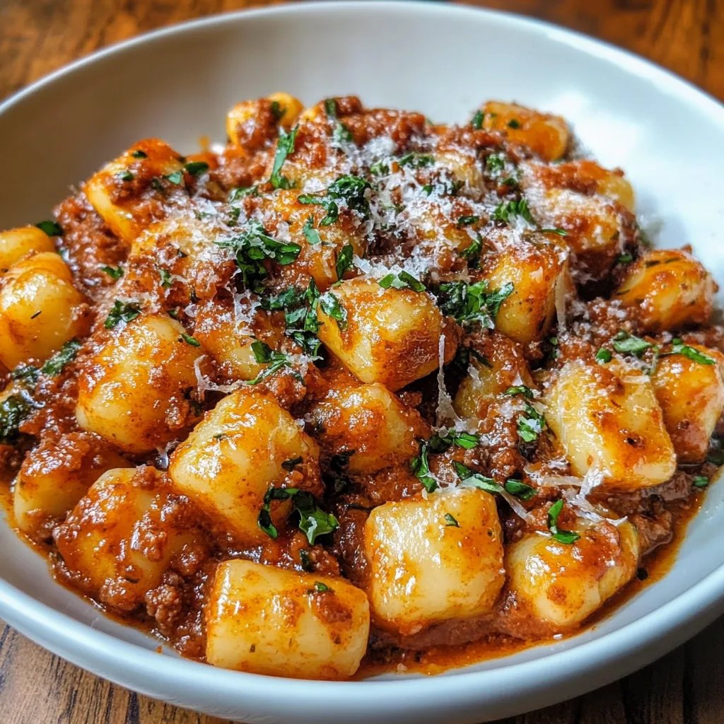 Gnocchi Bolognese