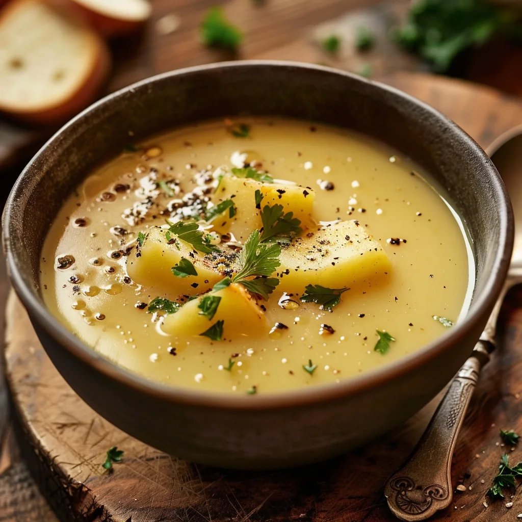 Gemütliche Kartoffel-Lauch-Suppe