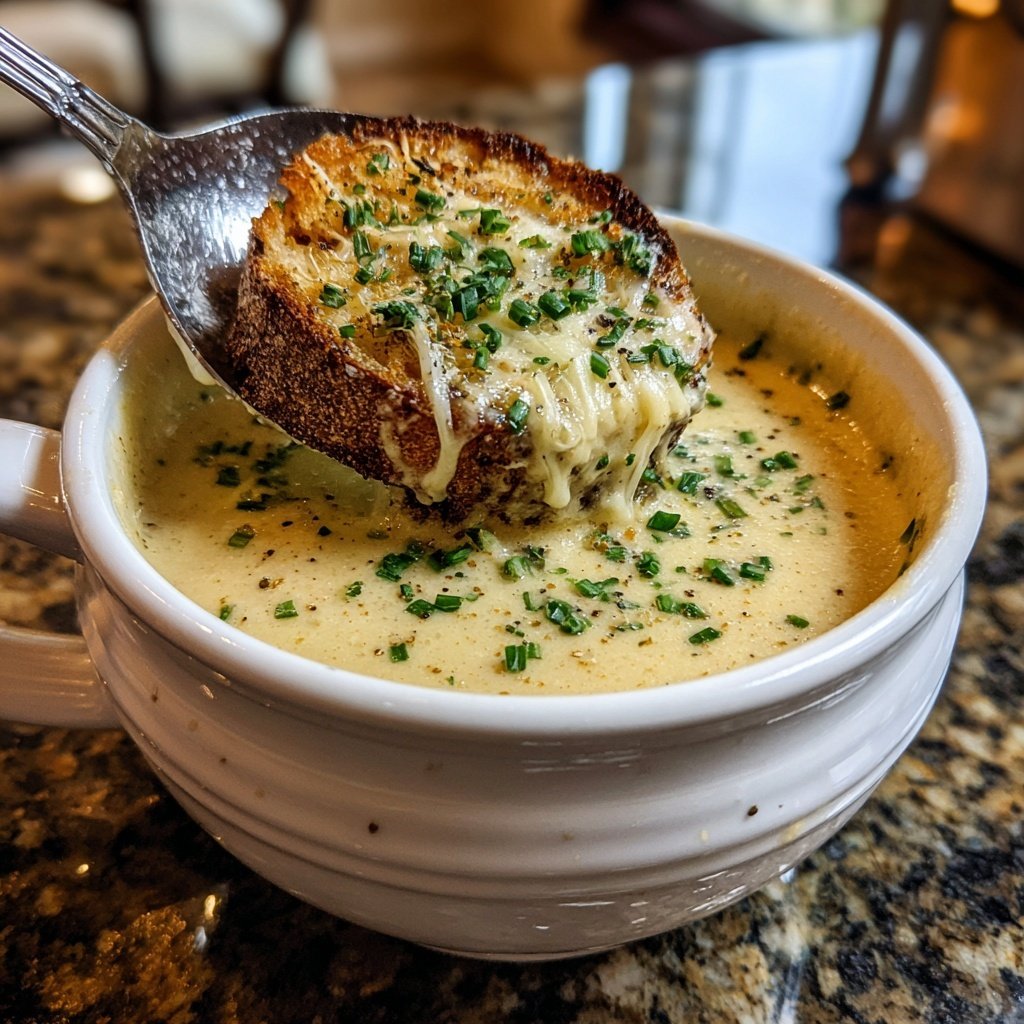 Cremige Blumenkohl-Käse-Suppe