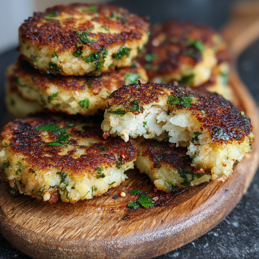 Pikante Lachsfrikadellen