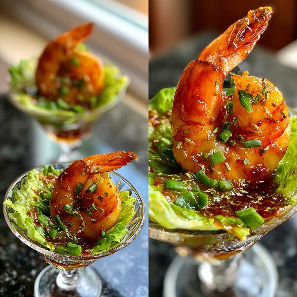 Garnelen Cocktail mit würziger Soße