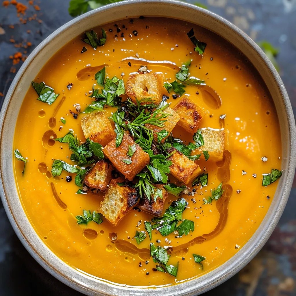 Süßkartoffel Suppe