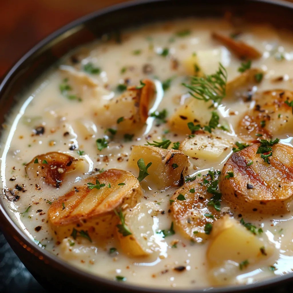 Zwiebel-Kartoffelsuppe