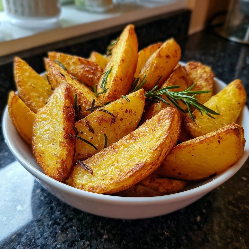 Kartoffelspalten mit Rosmarin Airfryer