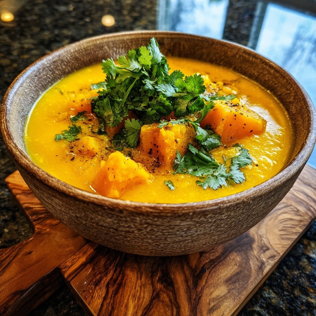 Steckrüben Kokos Curry Suppe