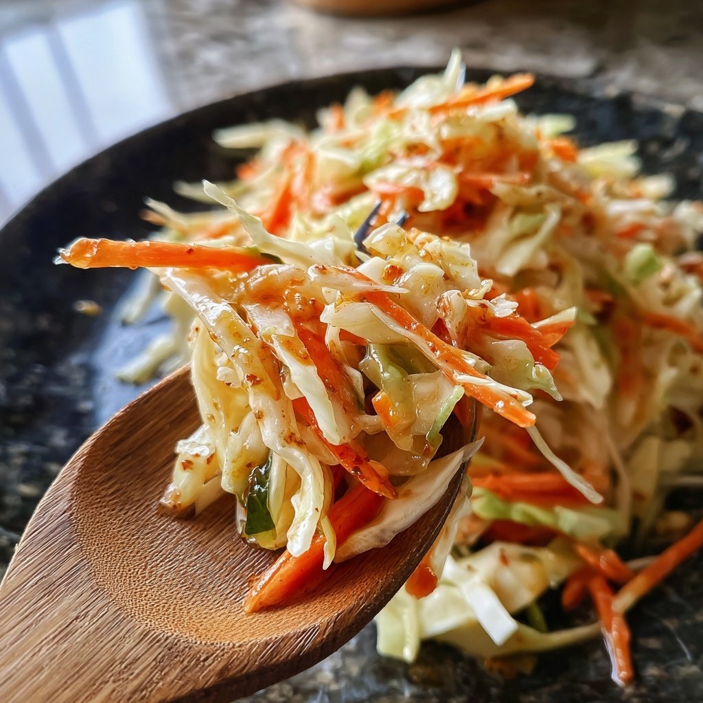 Kohlrabi Kohl Winter Slaw Knusprig