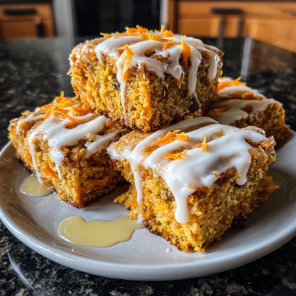 Karottenkuchen Häppchen mit Frischkäse Frosting