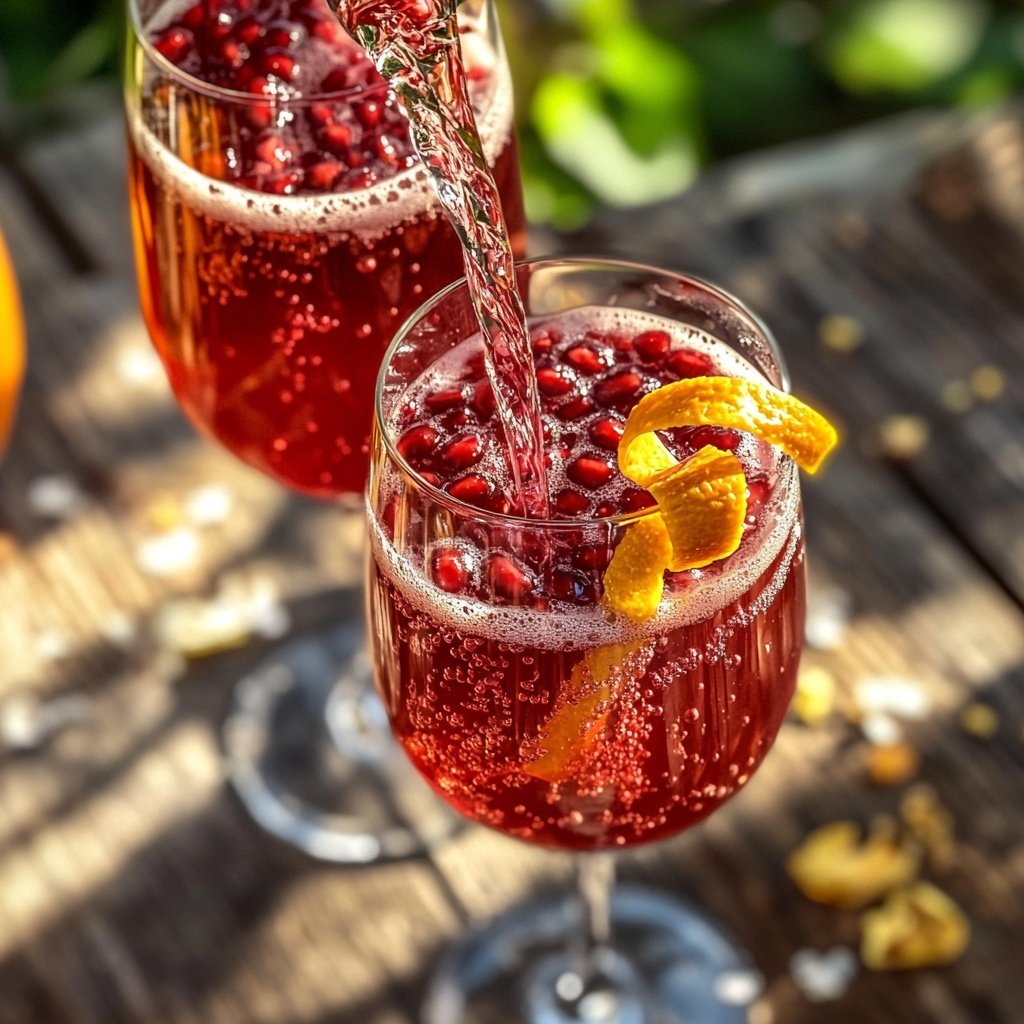 Granatapfel-Glühwein-Spritz