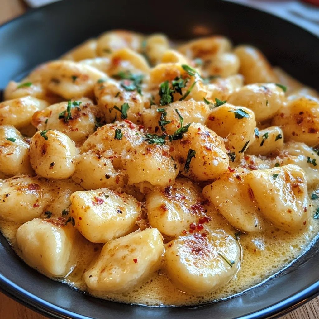 Cremige Gnocchi-Pfanne mit Hähnchen