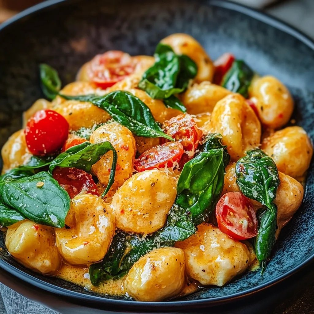 Schnelle Gnocchi-Pfanne mit Tomate & Spinat: Ein Unglaubliches Ultimatives Rezept