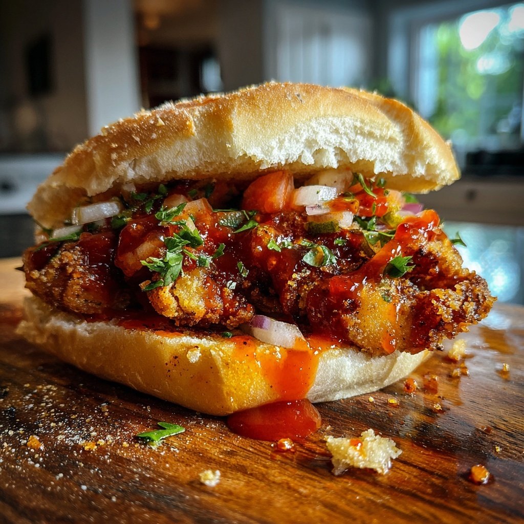 Würzige Sriracha Slider Sensation