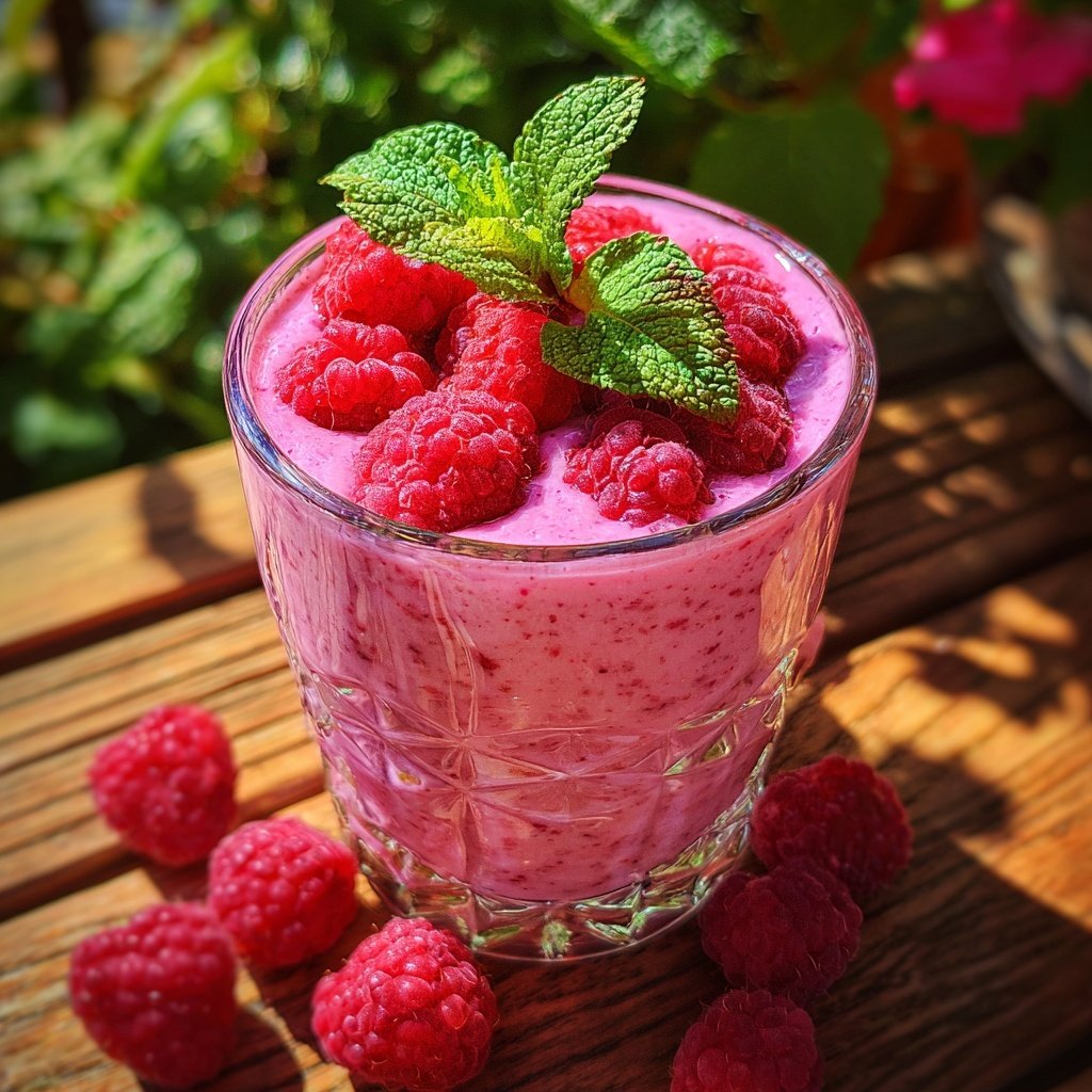 Himbeer Kefir Smoothie