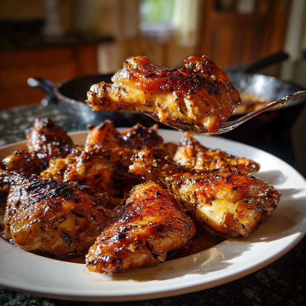 Einpfannen Balsamico Hähnchen