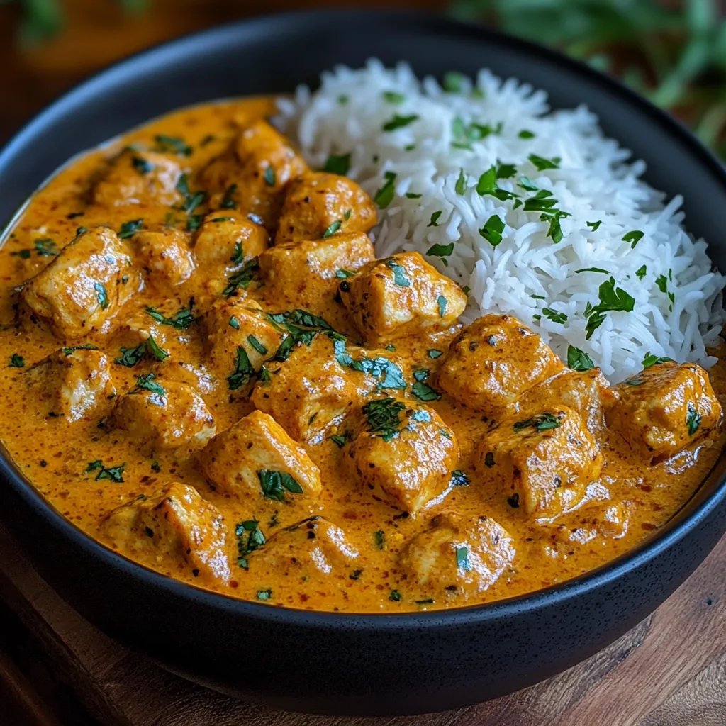 Einfaches hausgemachtes Hühner-Korma mit Fladenbrot: Ein unglaubliches, ultimativen Rezept