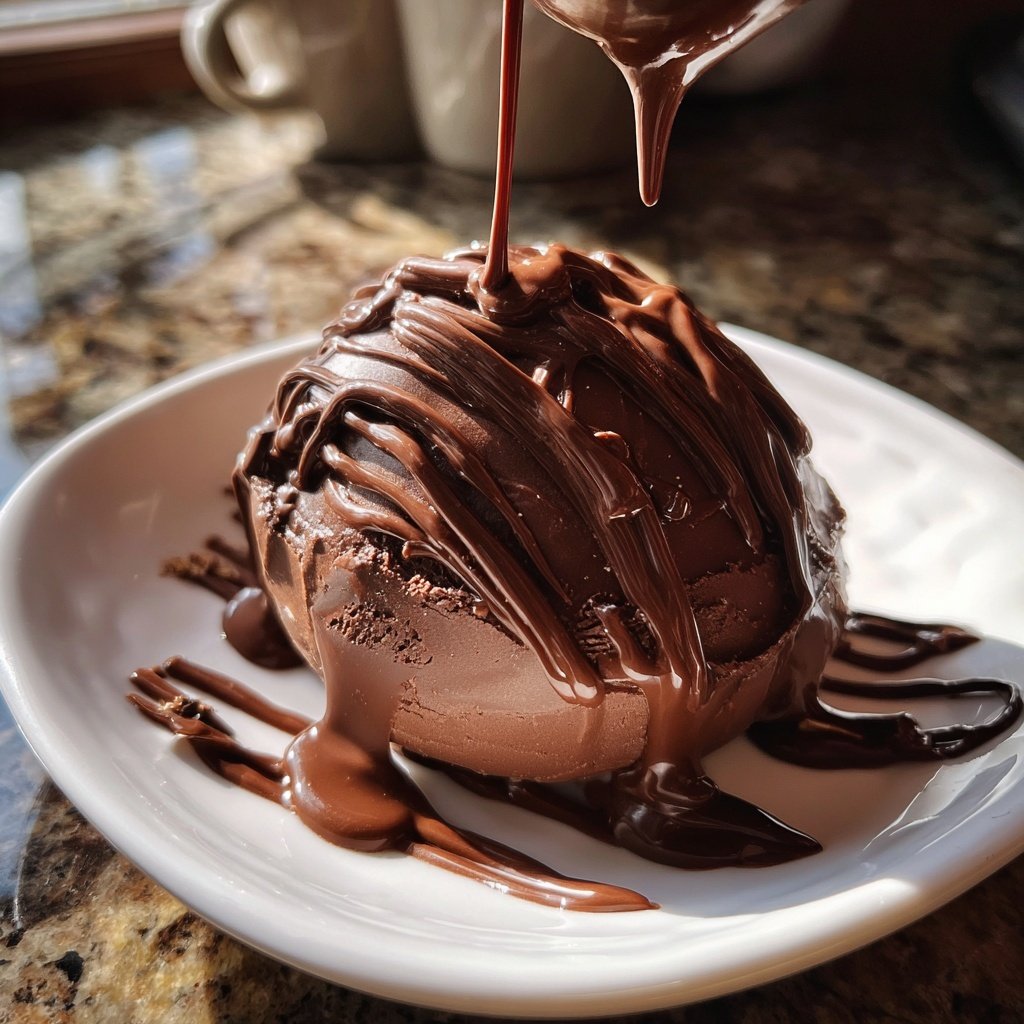 Cremige italienische Schokolade