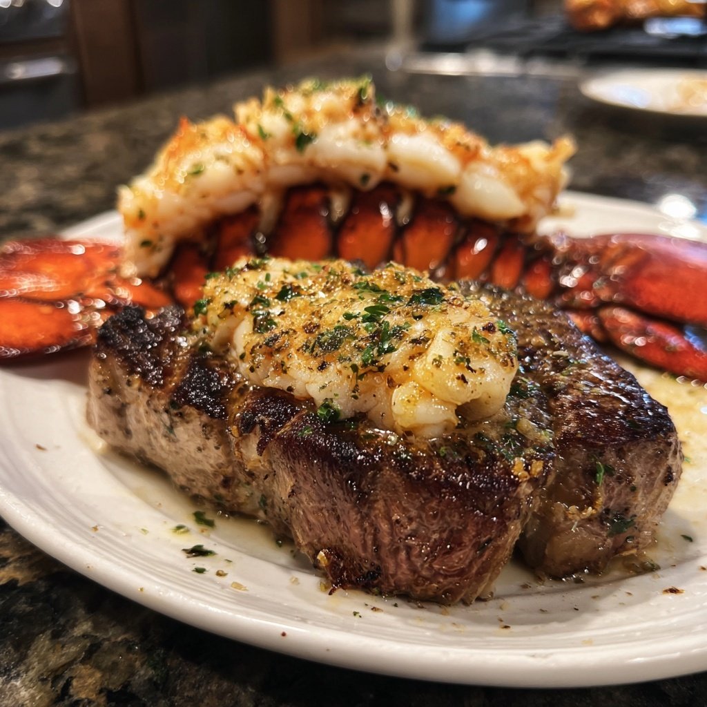 Episches Surf and Turf Erlebnis