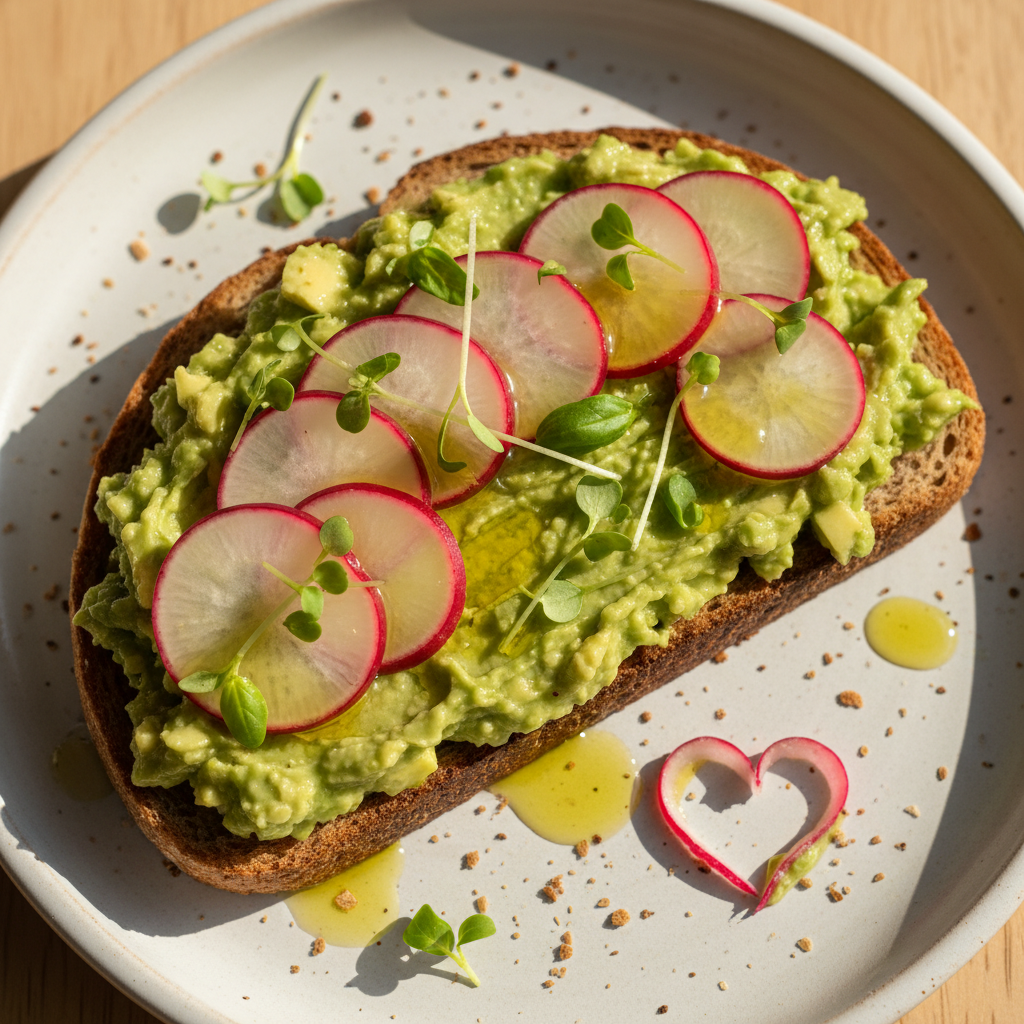 Avocado Toast für Verliebte