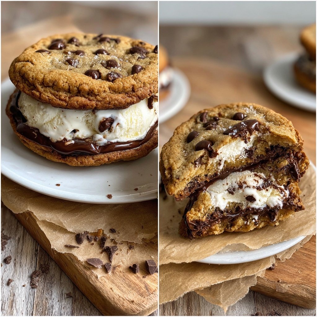 Keks Eiscreme Sandwiches