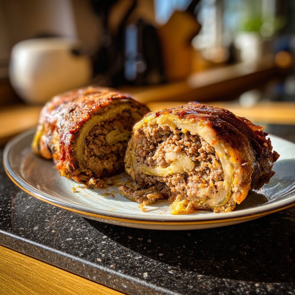 Wirsing Rouladen mit Hackfleisch