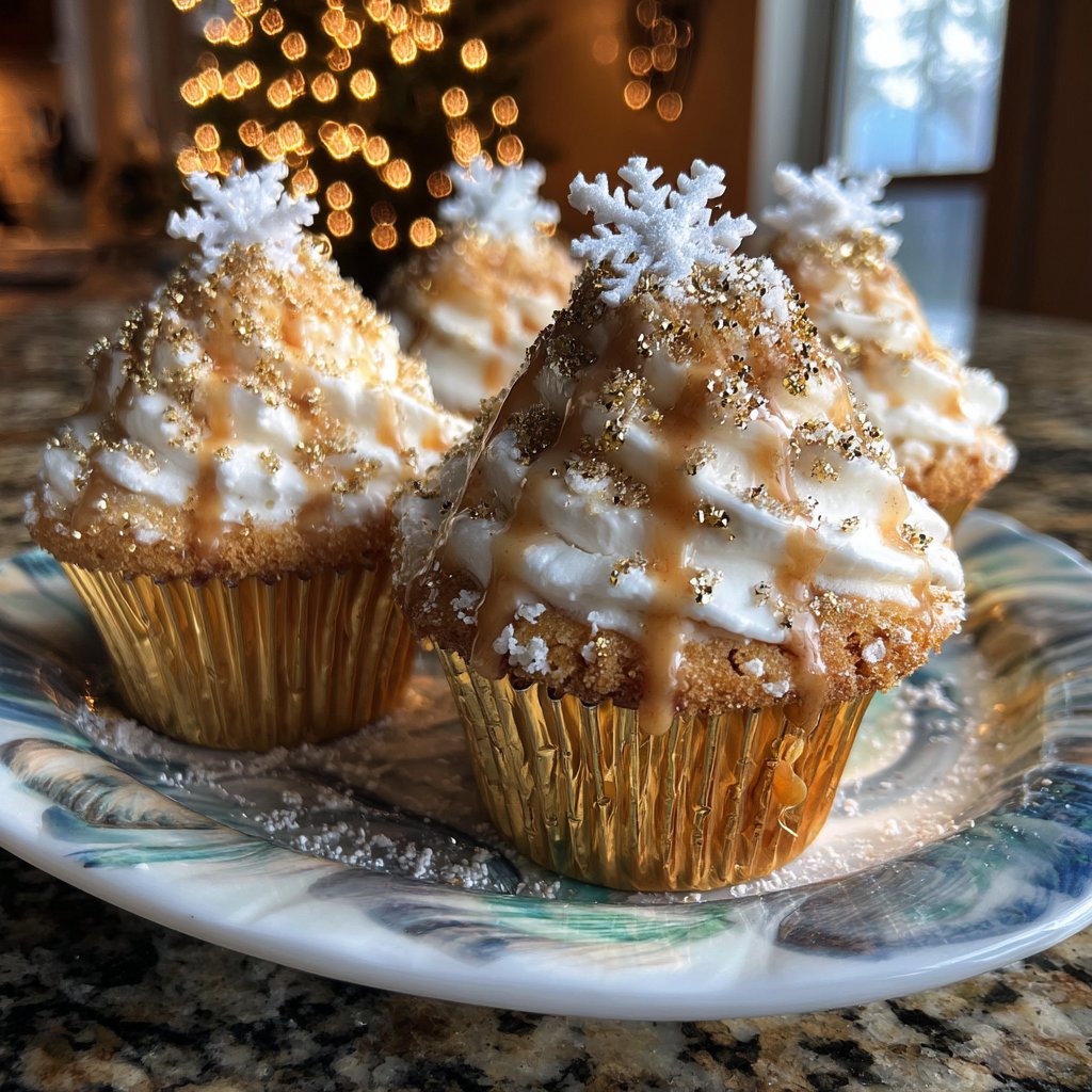 Frosty Winter Wonderland Cupcakes