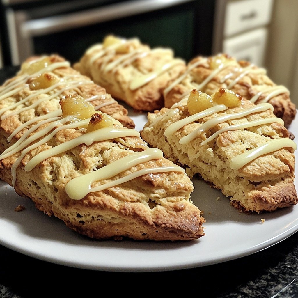 Meyer Zitronen Ingwer Scones